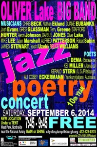 City of Asylum/Pittsburgh Jazz Poetry Concert