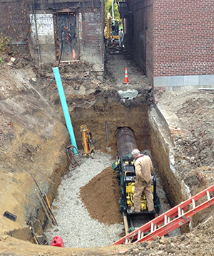 Garden Theater Block Water and Sewage Work