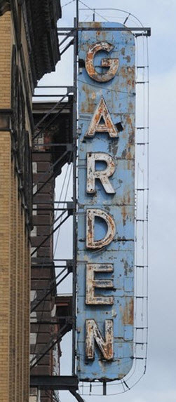 Garden Theater Sign