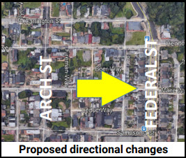 DOMI's Jacksonia Street Proposed Directional Change